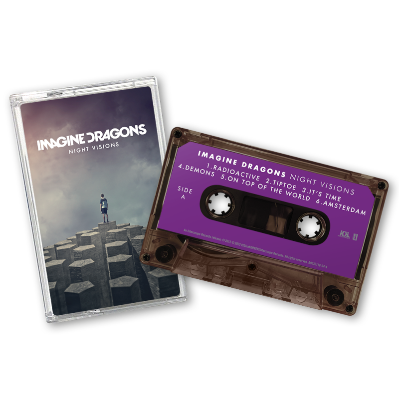 Night Visions (10th Anniversary) von Imagine Dragons - Exclusive Cassette jetzt im Imagine Dragons Store