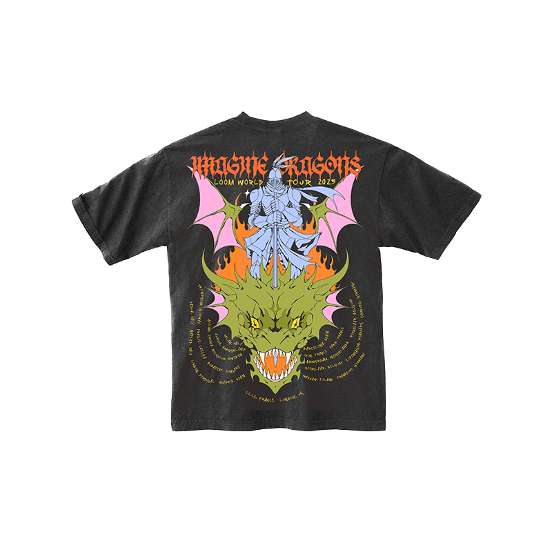 Imagine Dragons KNIGHT DRAGON TOUR TEE T-Shirt 412153