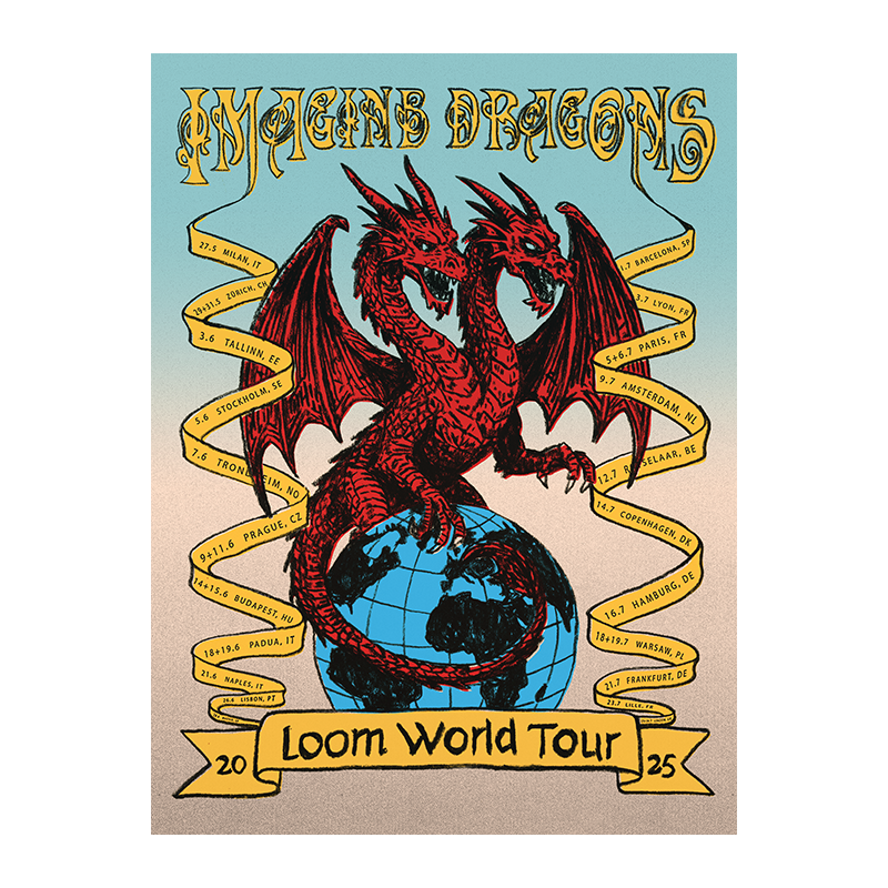 Imagine Dragons LOOM TOUR 2025 POSTER Poster 412179